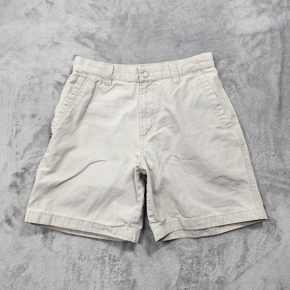Columbia Shorts Womens 8 Beige Granite Cloth Cargo Utility Hiking Outdoor Travel